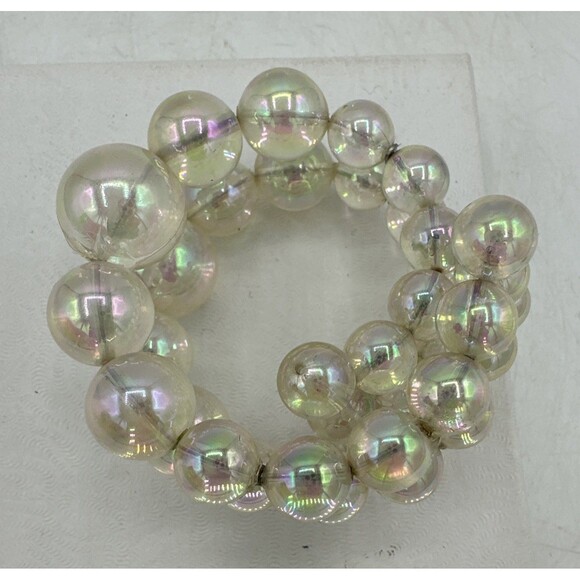 Vintage Iridescent Bubble Coil Bracelet - Picture 6 of 11